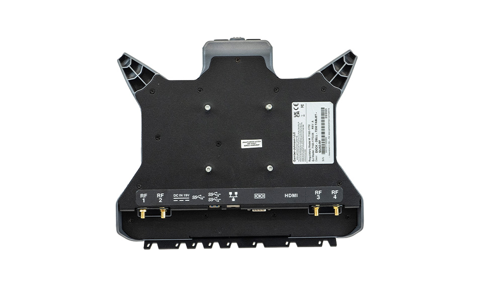 Gamber-Johnson Dell Latitude 7230 Rugged Extreme Tablet Vehicle Docking Station; Full Port - QUAD RF (7160-1772-14) - Image 2