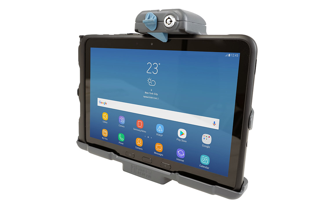Gamber-Johnson Samsung Galaxy Tab Active Pro/Active4 Pro Docking Station with 2.5mm Connector (7160-1418-50) - Image 2